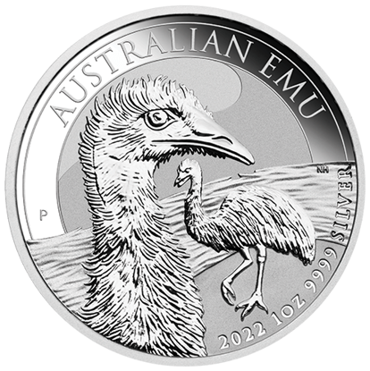 Imagen de Australian Emu 2022, 1 oz Plata