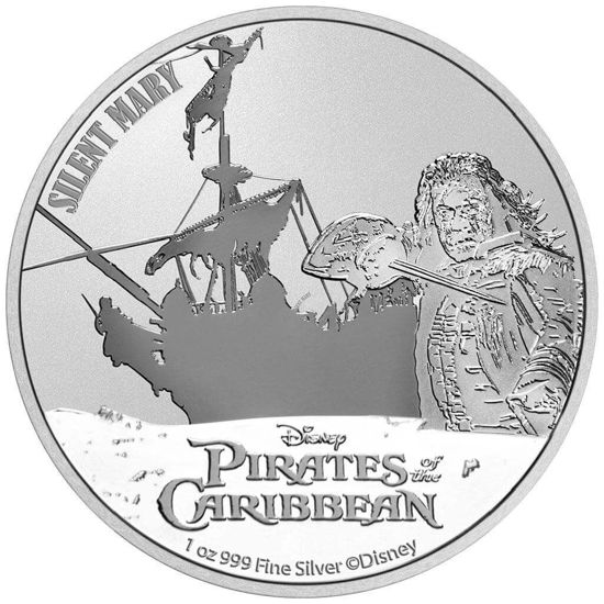 Imagen de Niue 2022 Disney - Pirates of the Caribbean: Silent Mary, 1 oz Plata