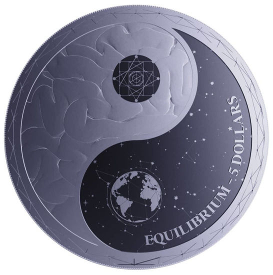 Picture of Tokelau 2022 Equilibrium, 1 oz Silver