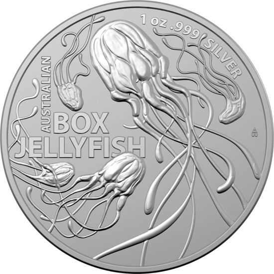 Picture of Australia's Most Dangerous 2023 - Box Jellyfish, 1 oz Silver