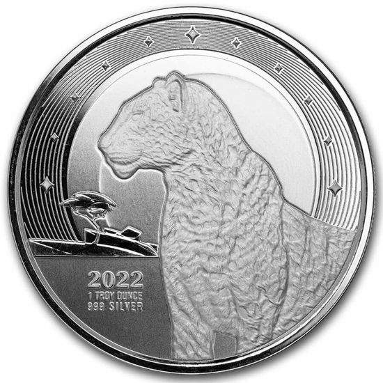 Picture of Ghana 2022 "African Leopard", 1 oz Silver